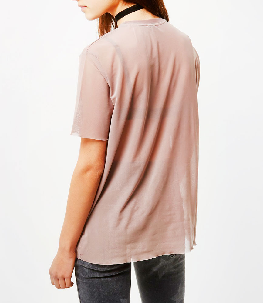 Layered frill T-shirt